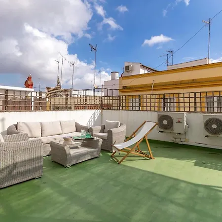 Champion Duplex Terrace And Garage Old Town 6 Pax * Siviglia